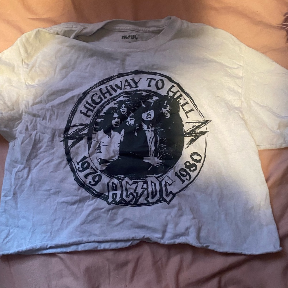 ACDC crop top